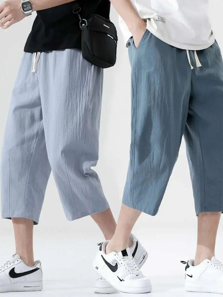 Повседневные хлопковые льняные мужские шорты, летние, свободные, прямого кроя, укороченные, для подростков, в японском стиле, с высокой талией, на шнурке, синие
Повседневные хлопковые льняные мужские шорты, летние, свободные, прямого кроя, укороченные, для подростков, в японском стиле, с высокой талией, на шнурке, синие