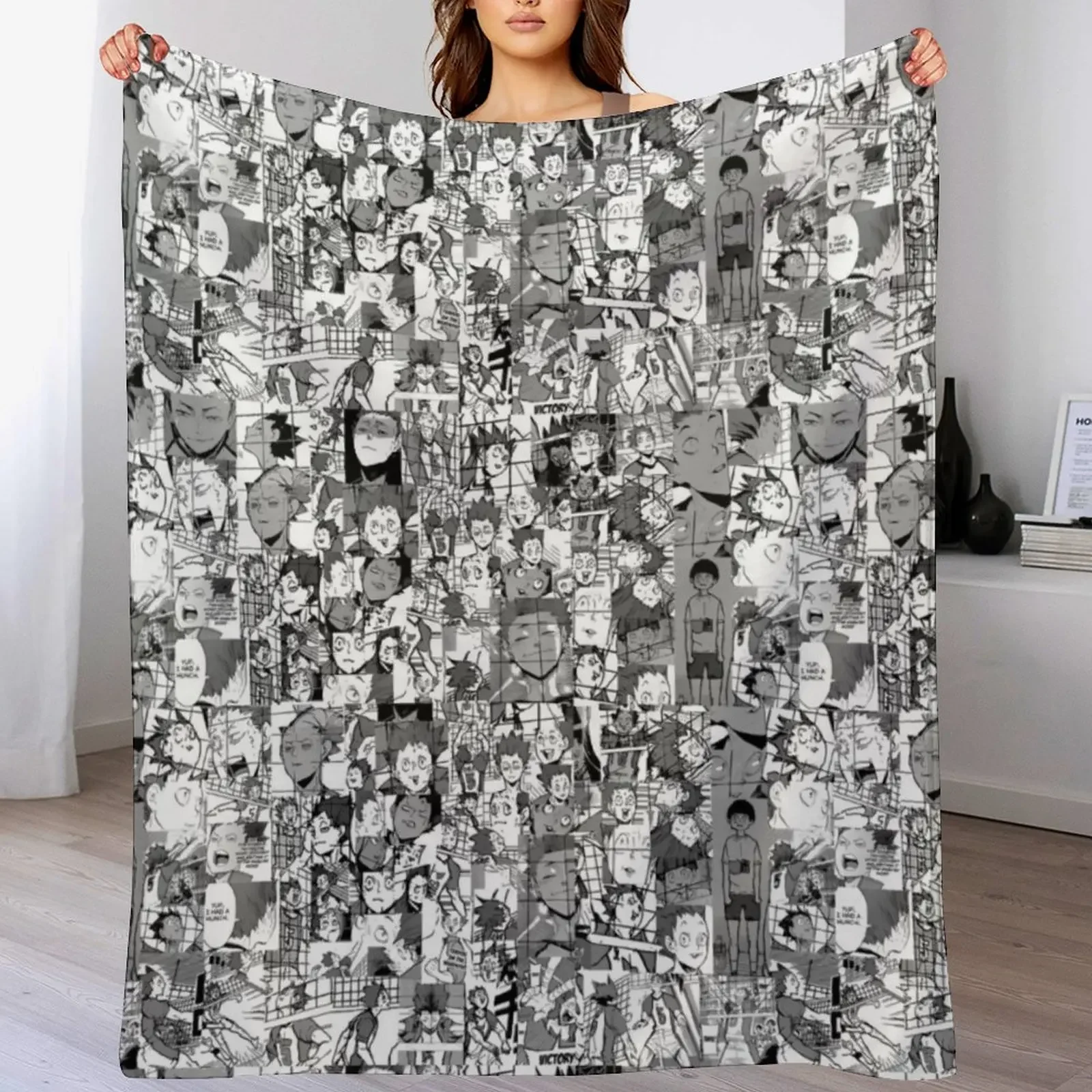 Tendou Satori manga collage Throw Blanket Stain Resistant Cozy Warm Blanket
Tendou Satori manga collage Throw Blanket Stain Resistant Cozy Warm Blanket