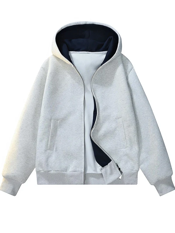 American High Street Heavyweight Open Cardigan Hoodie Men's High-End Color Block Loose Match All Autumn Casual Top
American High Street Heavyweight Open Cardigan Hoodie Men's High-End Color Block Loose Match All Autumn Casual Top