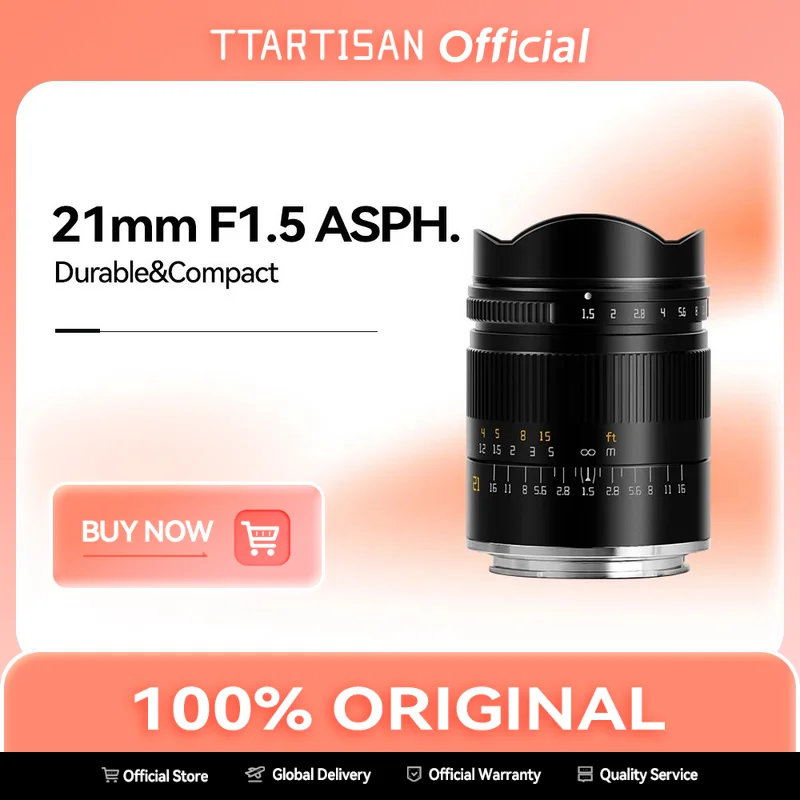 TTArtisan 21mm F1.5 Full Frame Camera Lens for Sony E Canon RF Nikon Z Sigma Lumix Leica L mount câmera lenses accessories
TTArtisan 21mm F1.5 Full Frame Camera Lens for Sony E Canon RF Nikon Z Sigma Lumix Leica L mount câmera lenses accessories