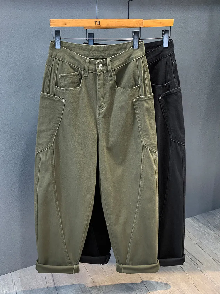 Retro Military Green Work Pants Men's Spring Autumn Loose Straight Leg Casual Long Trousers Youth Fashion Comfortable Fit
Retro Military Green Work Pants Men's Spring Autumn Loose Straight Leg Casual Long Trousers Youth Fashion Comfortable Fit