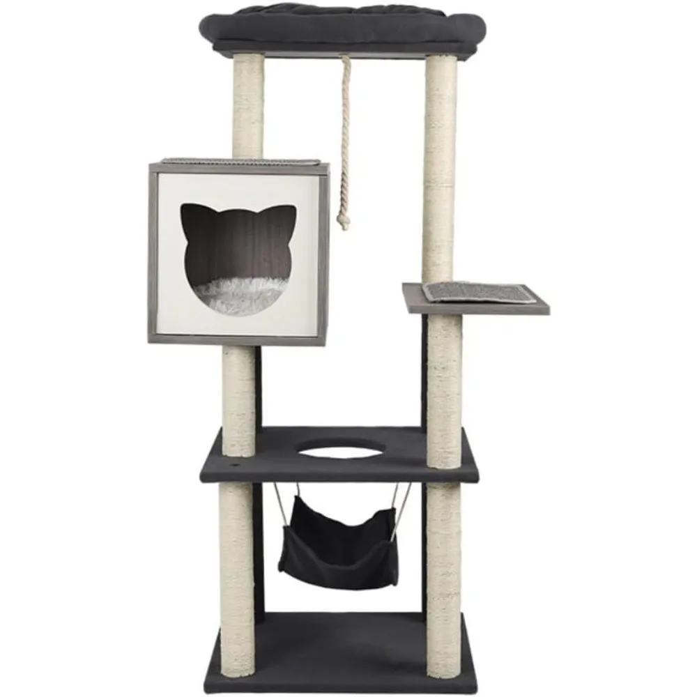 Freedom Cat FrameEasy to Clean Climbing Tree Nest with Multi-Layer Climbing Column Jumping Platform Supplies Climbers f
Freedom Cat FrameEasy to Clean Climbing Tree Nest with Multi-Layer Climbing Column Jumping Platform Supplies Climbers f