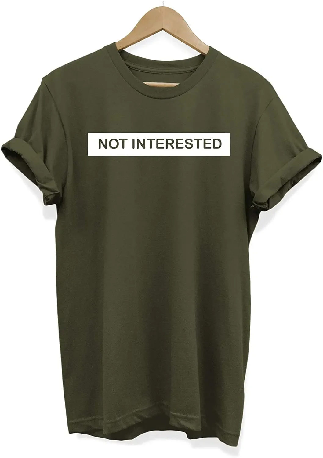 Not Interested - Slogan Hipster - Mens T-Shirt Men's 100% Cotton Casual T-shirts Loose Top Size S-3XL
Not Interested - Slogan Hipster - Mens T-Shirt Men's 100% Cotton Casual T-shirts Loose Top Size S-3XL