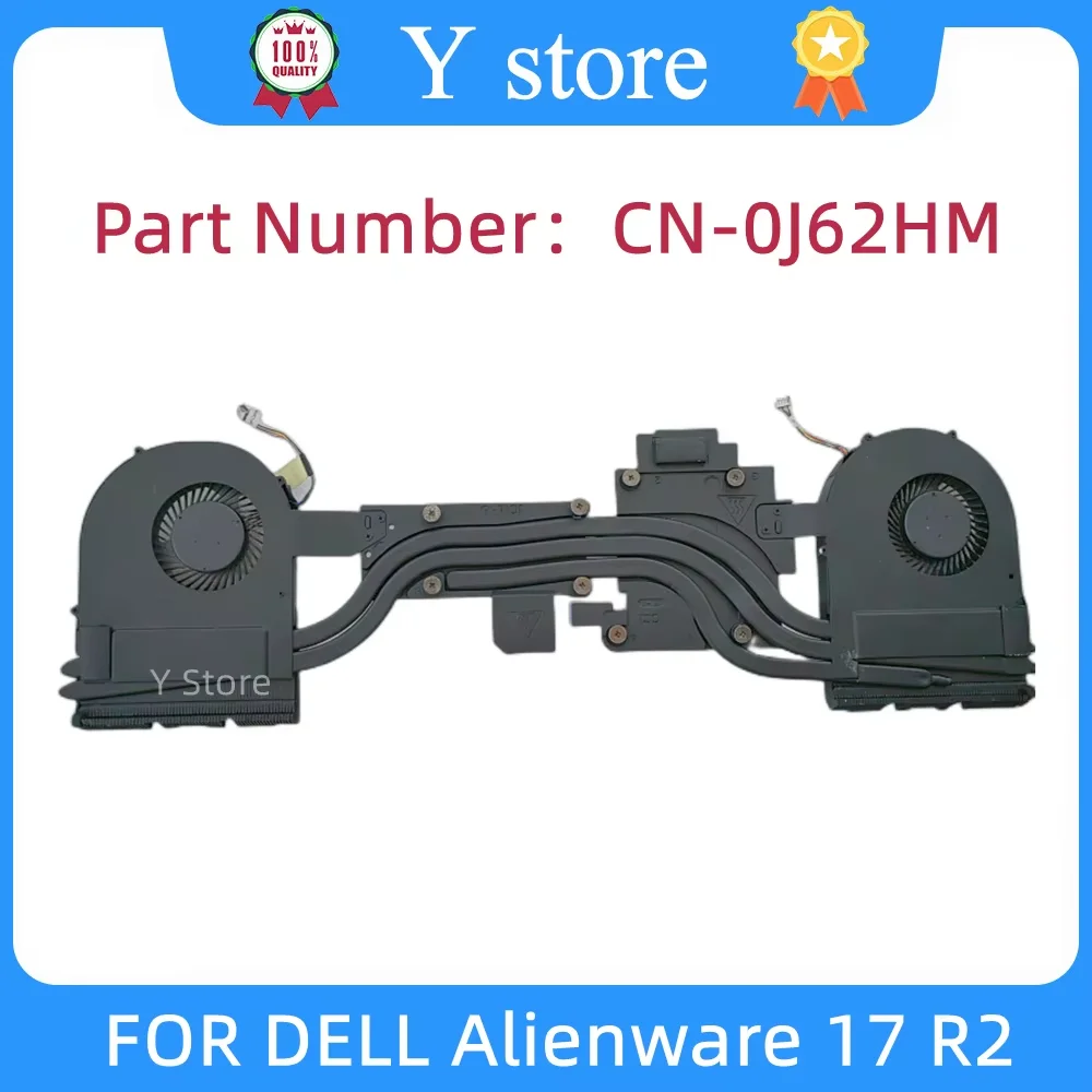 Y Store NEW ORIGINAL Laptop CPU GPU Heatsink Cooling Fan 0J62HM J62HM For Dell Alienware 17 R2
Y Store NEW ORIGINAL Laptop CPU GPU Heatsink Cooling Fan 0J62HM J62HM For Dell Alienware 17 R2