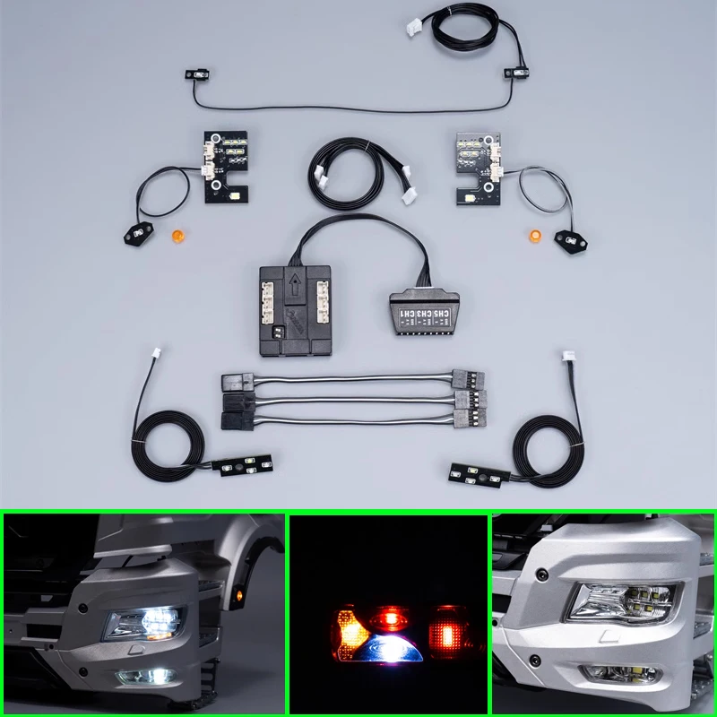 LED Mud Head TGS Headlight Special Light Set Accessories for 1/14 Tamiya RC Truck Trailer Tipper MAN TGS 5V DIY Car Parts
LED Mud Head TGS Headlight Special Light Set Accessories for 1/14 Tamiya RC Truck Trailer Tipper MAN TGS 5V DIY Car Parts