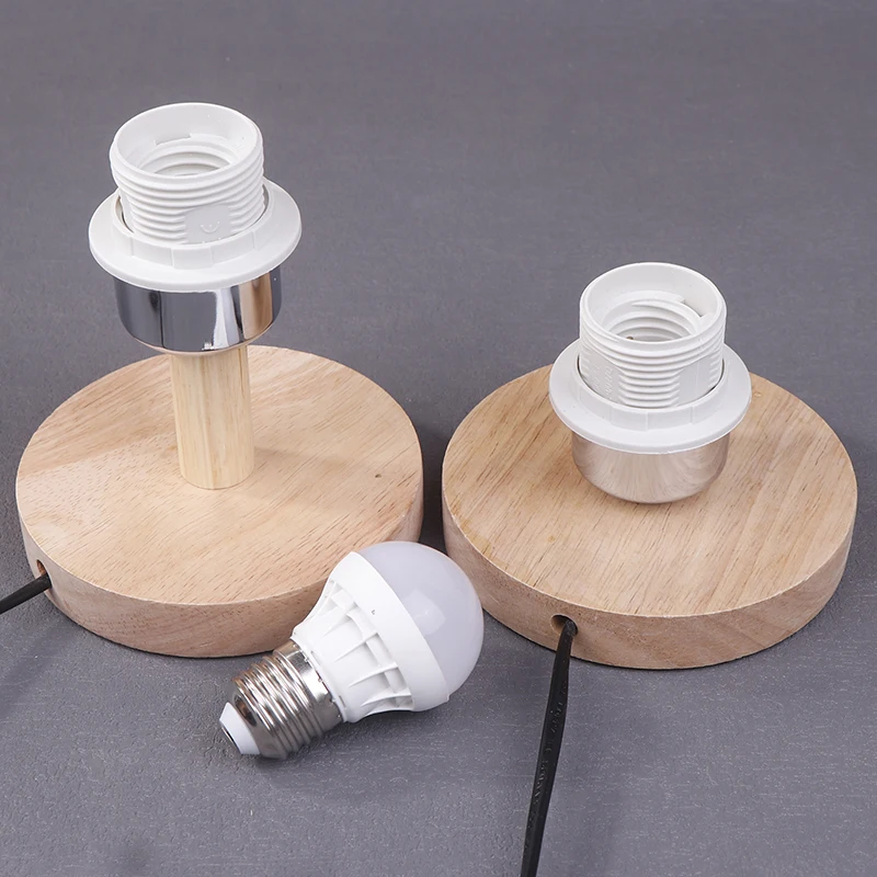 Solid Wood Desk Lamp Holder E27 Circular Wooden Base Holder Lamp Cup With Cord ON OFF Switch For Table Lamp Plug In Lamp
Solid Wood Desk Lamp Holder E27 Circular Wooden Base Holder Lamp Cup With Cord ON OFF Switch For Table Lamp Plug In Lamp