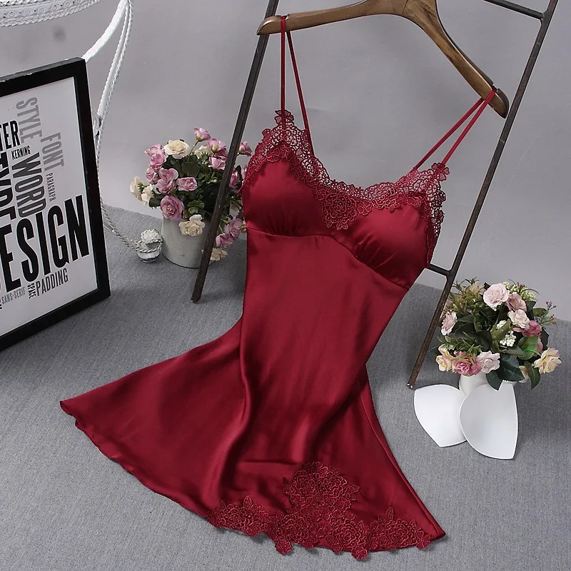 Женское ночное платье, сексуальное женское белье, шелковое кружево, пижамный комплект без бретелек для дам, комплект домашней одежды, сексуальные ночные рубашки с регулируемыми бретелями
Женское ночное платье, сексуальное женское белье, шелковое кружево, пижамный комплект без бретелек для дам, комплект домашней одежды, сексуальные ночные рубашки с регулируемыми бретелями