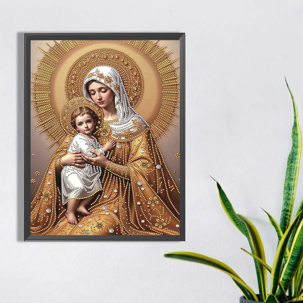 5D DIY Partial Special Shaped Drill Diamond Painting Kit Marian Decor 30x40cm
5D DIY Partial Special Shaped Drill Diamond Painting Kit Marian Decor 30x40cm