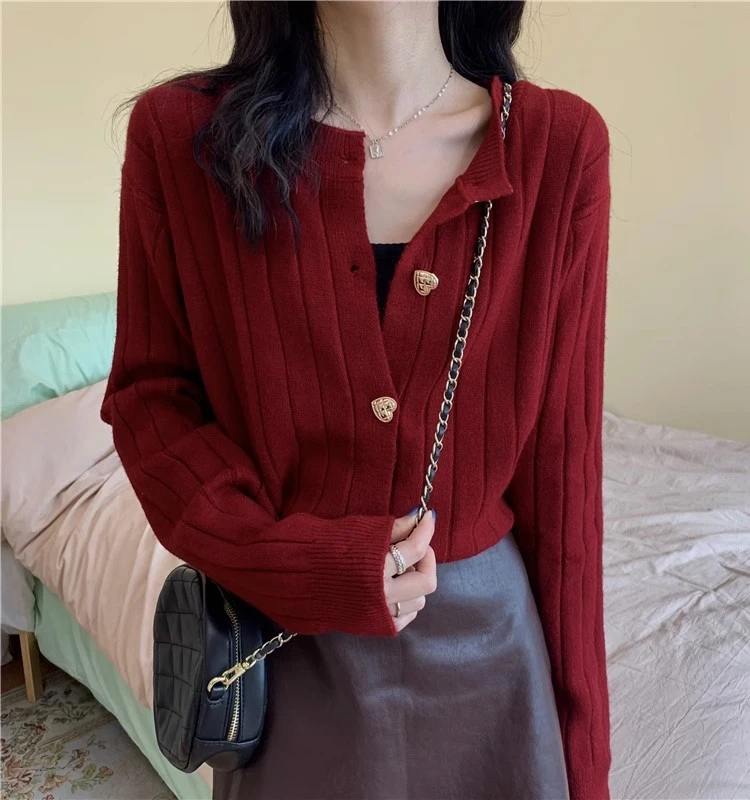Loose Knitted Cardigan Women Spring Autumn plus Size Lazy Style Slimming Stripes Sweater Jacket Top V-Neck Long Sleeve Regula...
Loose Knitted Cardigan Women Spring Autumn plus Size Lazy Style Slimming Stripes Sweater Jacket Top V-Neck Long Sleeve Regula...