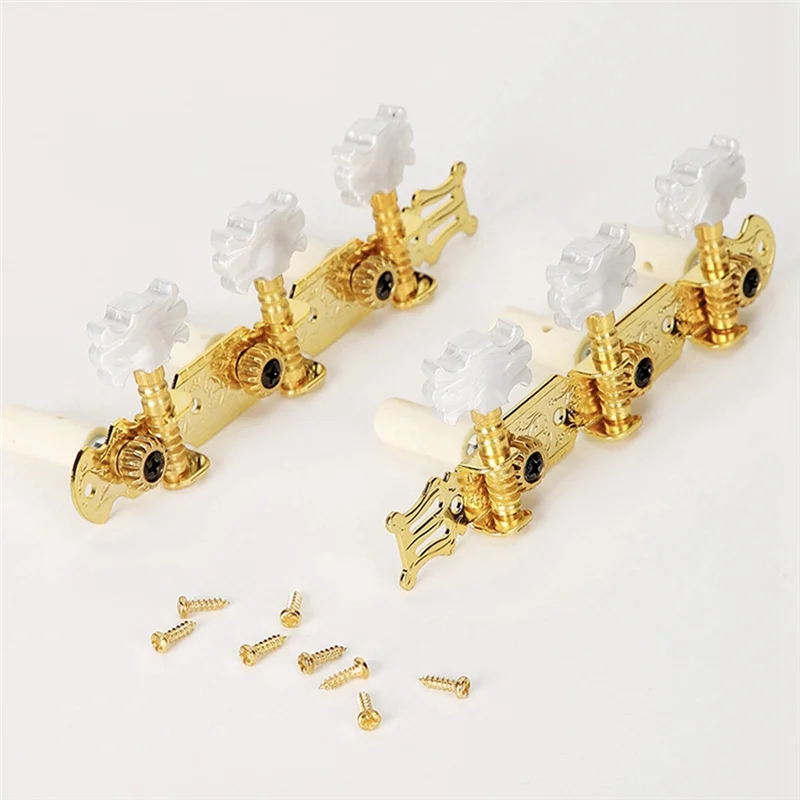 ABVL-2 Sets Of Classical-Gold-Proof Knobs White-Headed Classical Guitar String Buttons Guitar Tuning Guitar Accessories
ABVL-2 Sets Of Classical-Gold-Proof Knobs White-Headed Classical Guitar String Buttons Guitar Tuning Guitar Accessories