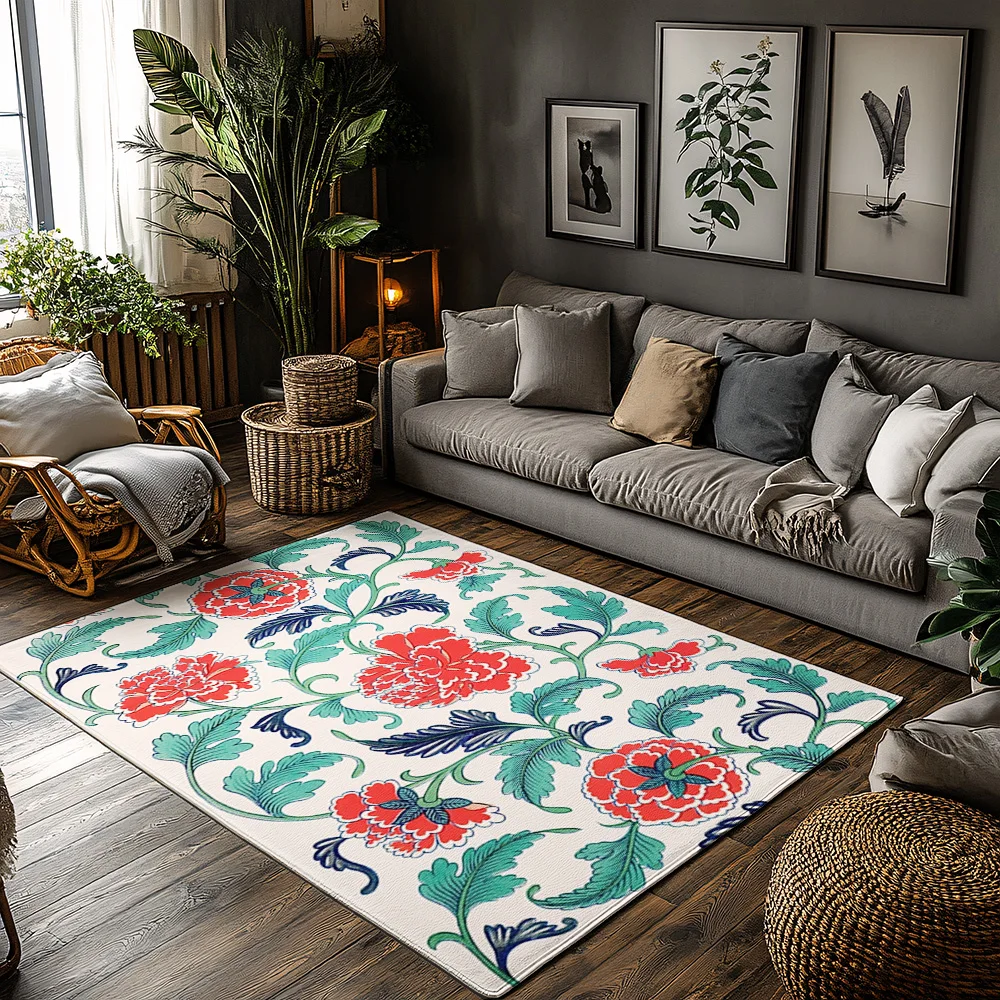 Floral Carpet Washable Non Slip Entry Rug Persian Style Home Decor Area Rug Living Room Mat Indoor Outdoor Floor Covering Vintag
Floral Carpet Washable Non Slip Entry Rug Persian Style Home Decor Area Rug Living Room Mat Indoor Outdoor Floor Covering Vintag