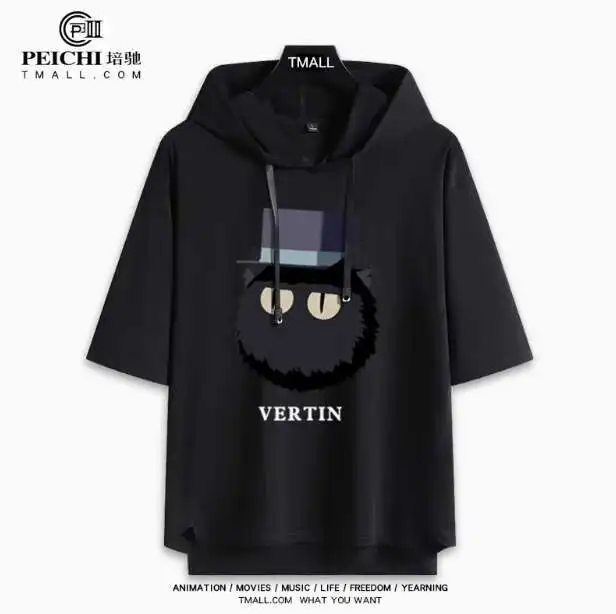 Реверс аниме: 1999 Vertin, футболка с короткими рукавами, летний костюм для косплея, повседневные студенческие свободные топы в стиле аниме 
Реверс аниме: 1999 Vertin, футболка с короткими рукавами, летний костюм для косплея, повседневные студенческие свободные топы в стиле аниме