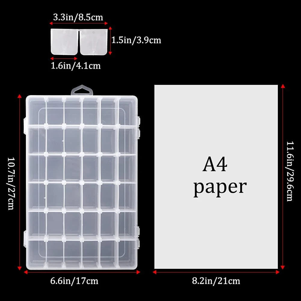SNNE-rPlastic Storage Box, 2 упаковки, контейнер для хранения с 36 сетками с крышкой и регулируемыми разделителями для Art DIY Diamond
SNNE-rPlastic Storage Box, 2 упаковки, контейнер для хранения с 36 сетками с крышкой и регулируемыми разделителями для Art DIY Diamond