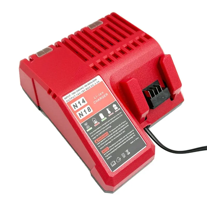 B03B-For M18 14.4V-18V Li- Battery Multi-Voltage EU Plug- Models 48-11-1850/1840/1815/1828 Compatible
B03B-For M18 14.4V-18V Li- Battery Multi-Voltage EU Plug- Models 48-11-1850/1840/1815/1828 Compatible