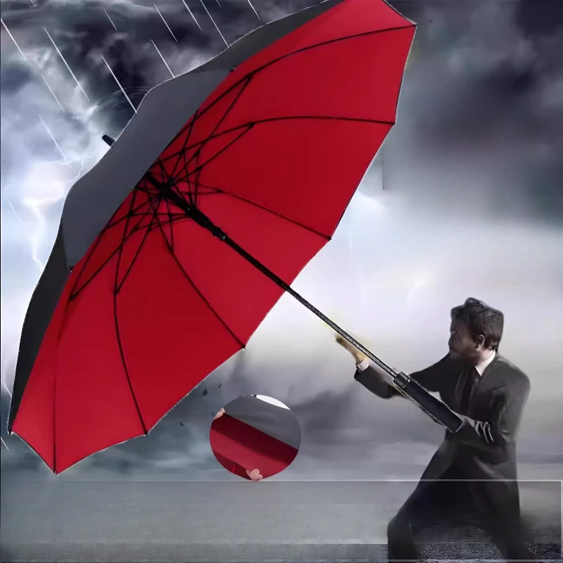 Oversized UV Protection Umbrella, Double Layer Sturdy Windproof Heavy Duty Storm Rainproof Auto Open Close All Weather Sunshade
Oversized UV Protection Umbrella, Double Layer Sturdy Windproof Heavy Duty Storm Rainproof Auto Open Close All Weather Sunshade