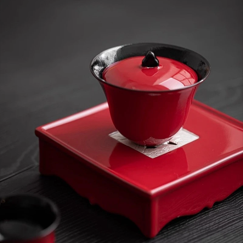 Chinese Red Ceramic Tea Tureen Chinese Household Tea Bowl Anti Scalding Hand Grip Lid Bowl
Chinese Red Ceramic Tea Tureen Chinese Household Tea Bowl Anti Scalding Hand Grip Lid Bowl