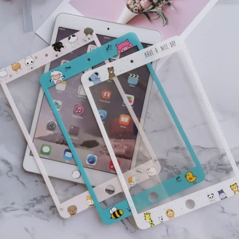Cute Cartoon-Style Screen Tempered glass Protector For iPad mini 1 2 3 4 5 6 7 7.9inch 7/8/9 10.2inch 7/8/9th 10.2inch Air3 10.5
Cute Cartoon-Style Screen Tempered glass Protector For iPad mini 1 2 3 4 5 6 7 7.9inch 7/8/9 10.2inch 7/8/9th 10.2inch Air3 10.5