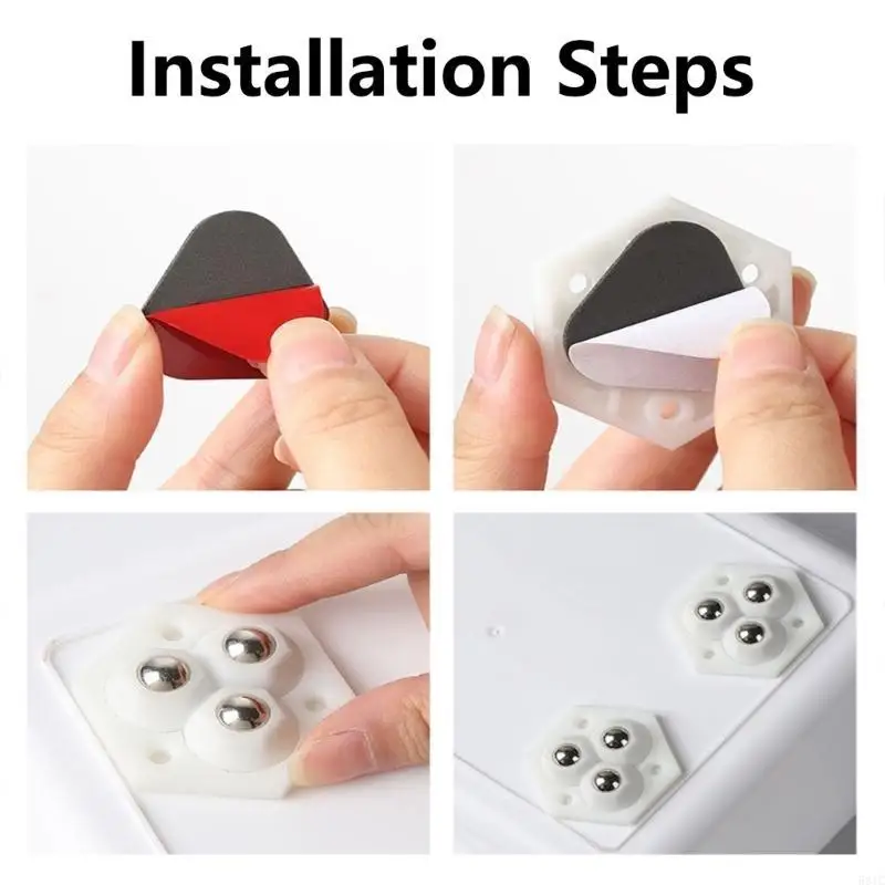 581C Set Of 4 Mini Furniture Rollers Adhesive Mini Casters Wheel Simple Installation for Effortless mobilities
581C Set Of 4 Mini Furniture Rollers Adhesive Mini Casters Wheel Simple Installation for Effortless mobilities