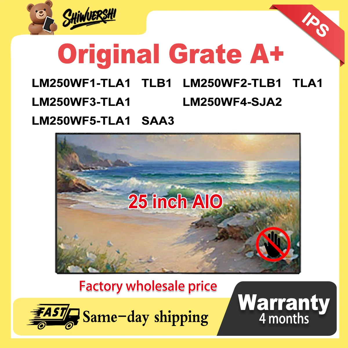 Новый оригинальный ЖК-экран A+ 25'' LM250WF1 TLA1 TLB1 LM250WF2 TLB1 TLA1 LM250WF3 TLA1 LM250WF4 SJA2 LM250WF5 TLA1 SAA3 для замены
Новый оригинальный ЖК-экран A+ 25'' LM250WF1 TLA1 TLB1 LM250WF2 TLB1 TLA1 LM250WF3 TLA1 LM250WF4 SJA2 LM250WF5 TLA1 SAA3 для замены