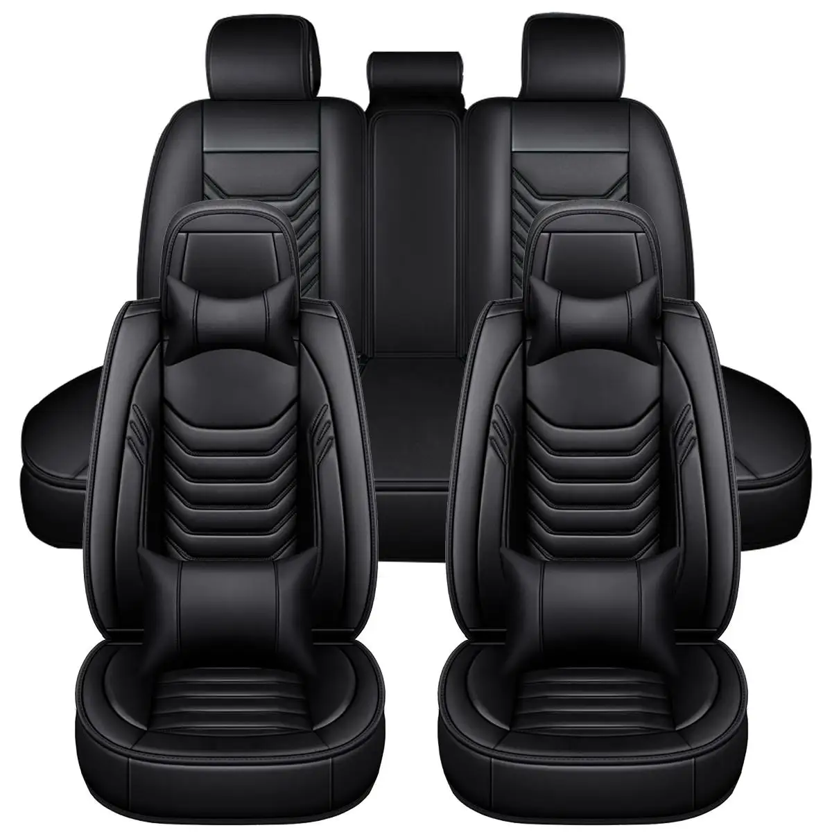 15PCS 5 Seats For BMW/Golf Leather Car Seat Covers Universal Auto SUV Trucks Van Seats Cover 5D with Headrest Waist Pillows
15PCS 5 Seats For BMW/Golf Leather Car Seat Covers Universal Auto SUV Trucks Van Seats Cover 5D with Headrest Waist Pillows