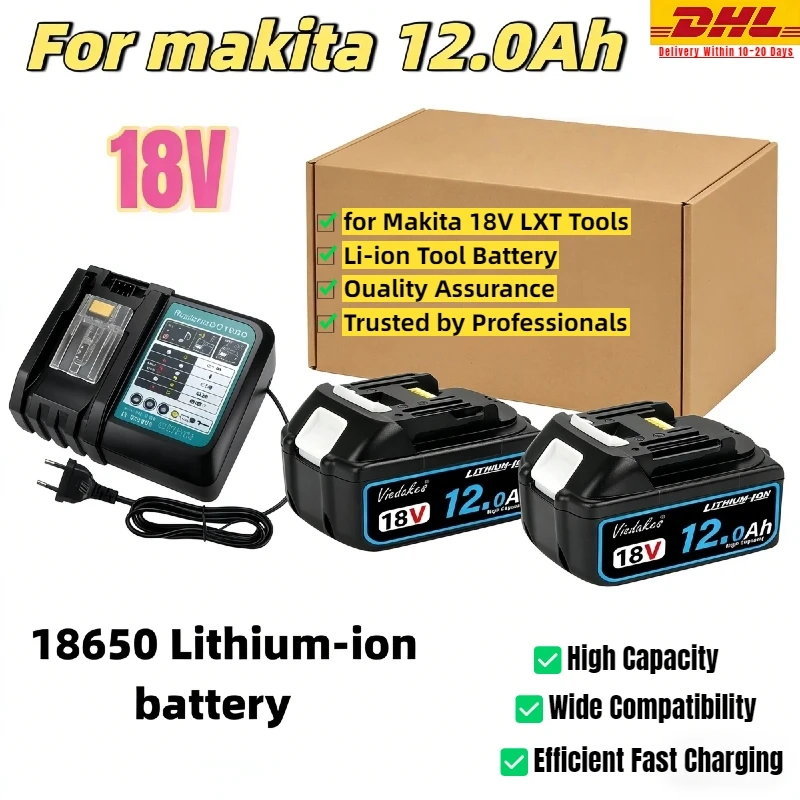 Rechargeable for Makita 18V 12.0Ah Battery, for Makita drill DGA404 DTW700 DHR202 DJV182 DDF487 power tool battery。
Rechargeable for Makita 18V 12.0Ah Battery, for Makita drill DGA404 DTW700 DHR202 DJV182 DDF487 power tool battery。