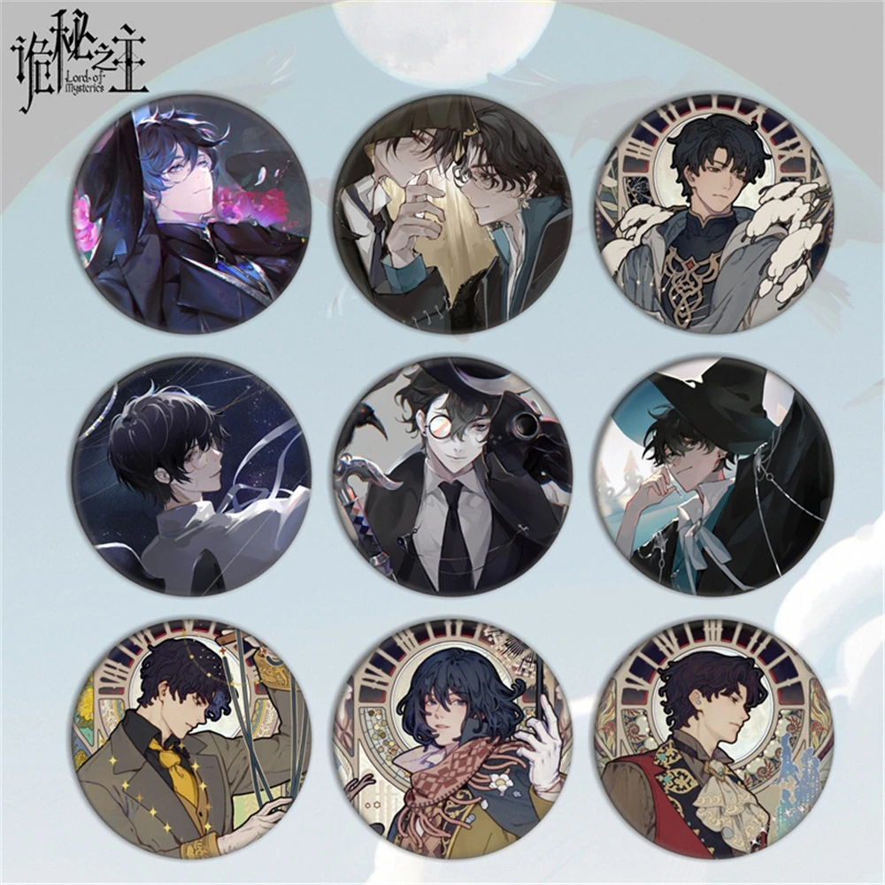 58mm Anime Lord of Mysteries Klein Moretti Audrey Hall Alger Wilson Cosplay COSTUME Badge Pin SPTE Tinplate Brooch Prop
58mm Anime Lord of Mysteries Klein Moretti Audrey Hall Alger Wilson Cosplay COSTUME Badge Pin SPTE Tinplate Brooch Prop