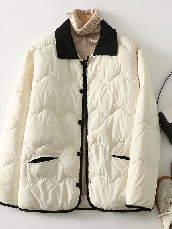 Thiened Хлопковое женское пальто больших размеров, повседневное теплое модное зимнее пальто с воротником-стойкой, длинное пальто на пуговицах
Thiened Хлопковое женское пальто больших размеров, повседневное теплое модное зимнее пальто с воротником-стойкой, длинное пальто на пуговицах