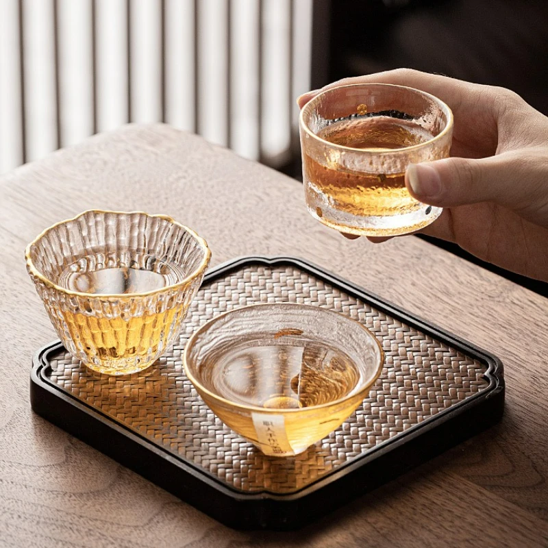 Japanese Style Glass Small Master Tea Cup Mini Heat Resistant Kung Fu Teacup Set Wine Glasses Supplies Teaware Accessories New
Japanese Style Glass Small Master Tea Cup Mini Heat Resistant Kung Fu Teacup Set Wine Glasses Supplies Teaware Accessories New
