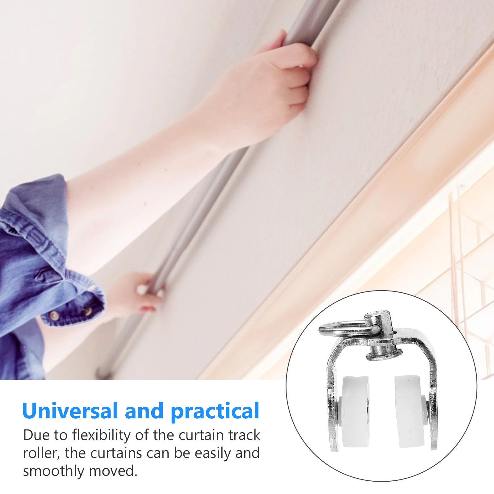 Track Curtain Pulley Window Glider Scroll Wheel Plastic Sliding Wheeled Carrier
Track Curtain Pulley Window Glider Scroll Wheel Plastic Sliding Wheeled Carrier