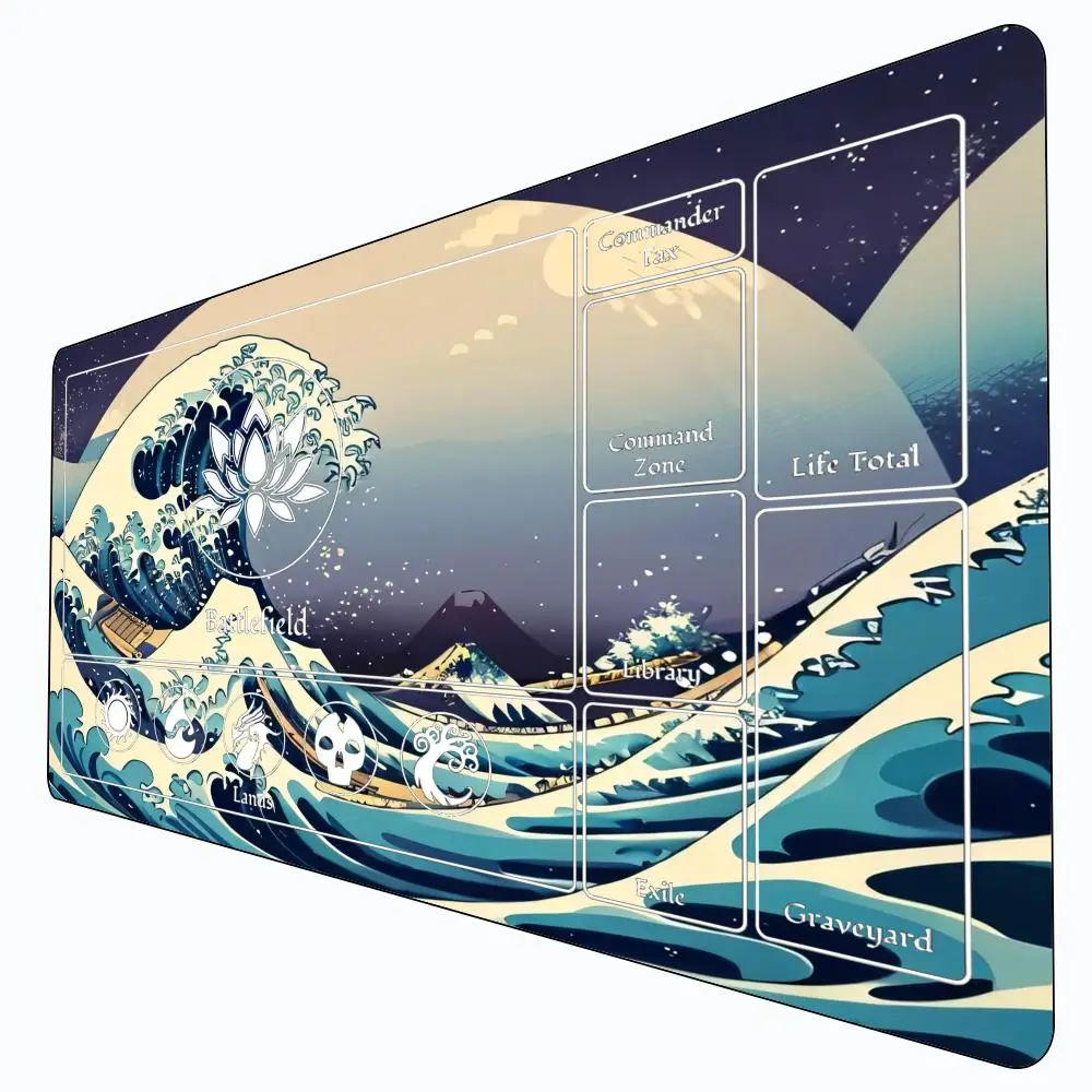 Ukiyoe Waves and Moon Mouse Pad Card Game Mat Large Computer Office Mousepad Non-slip for MTG DTCG CCG RPG Trading Cards Deskmat
Ukiyoe Waves and Moon Mouse Pad Card Game Mat Large Computer Office Mousepad Non-slip for MTG DTCG CCG RPG Trading Cards Deskmat