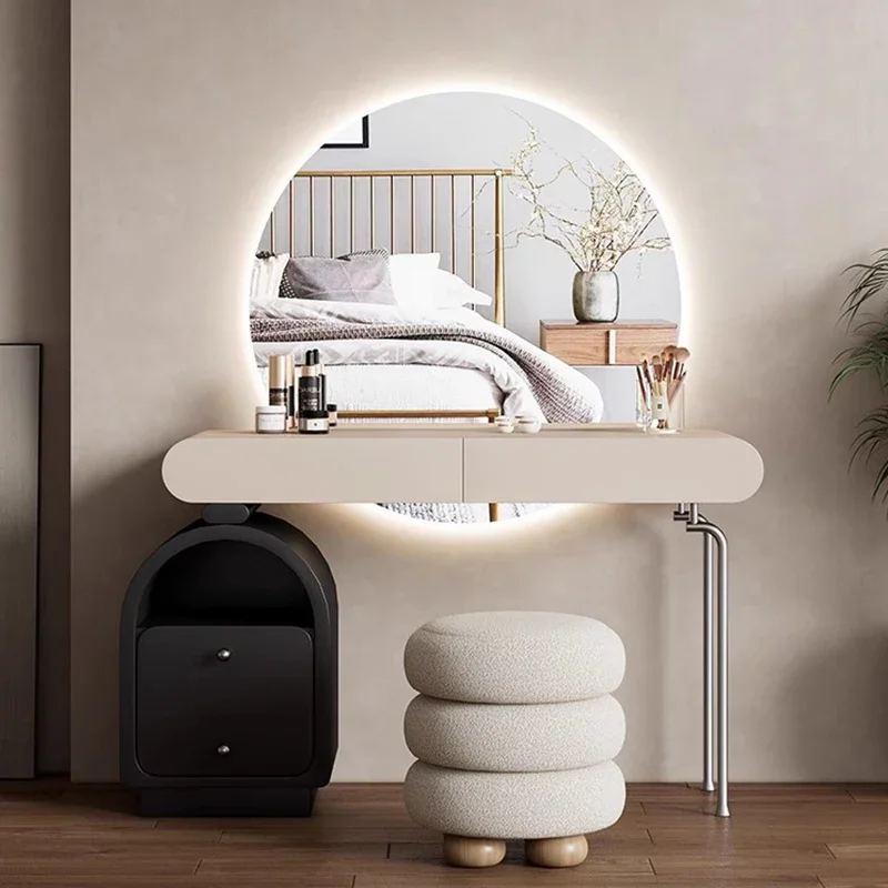 Nordic Cream Style Dressers Makeup Storage Vintage Cabinet Dressers With Drawer Minimalist Bedroom Furniture Tocadores TYDT
Nordic Cream Style Dressers Makeup Storage Vintage Cabinet Dressers With Drawer Minimalist Bedroom Furniture Tocadores TYDT