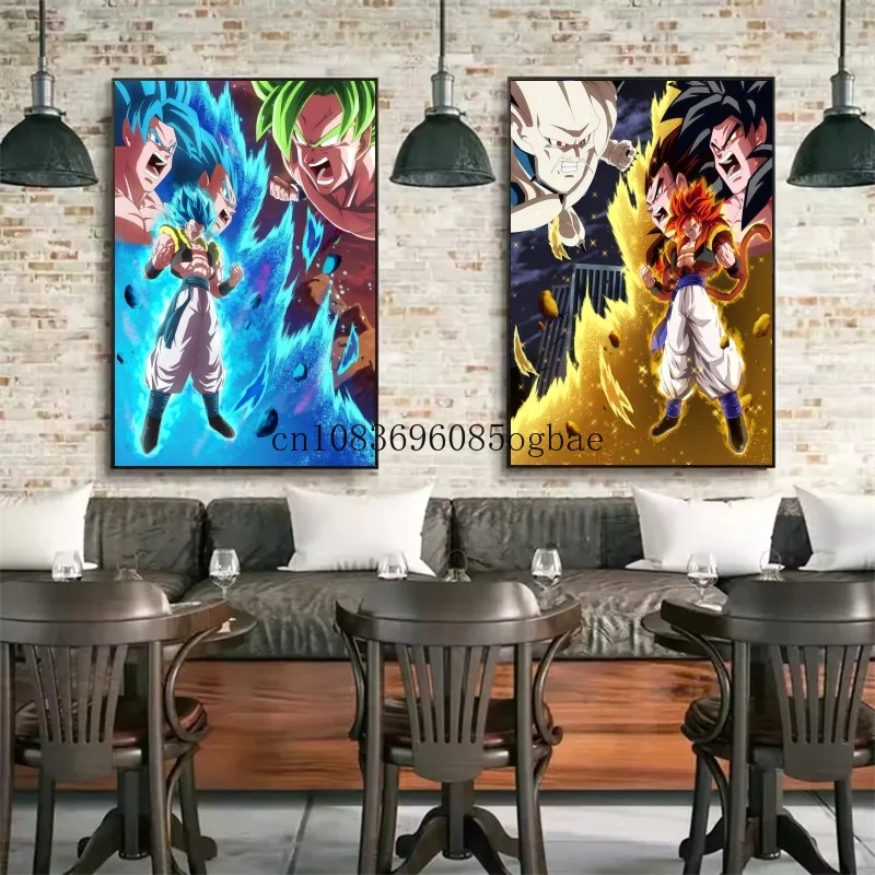Hot Selling Canvas Painting Anime Dragon Ball Goku Gogeta Vegeta Cartoon Picture Children's Bedroom Decorative Birthday Gifts
Hot Selling Canvas Painting Anime Dragon Ball Goku Gogeta Vegeta Cartoon Picture Children's Bedroom Decorative Birthday Gifts