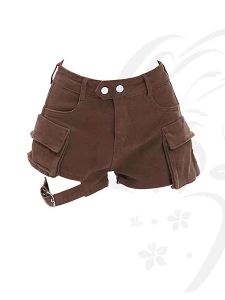 Women Coffee Denim Cargo Shorts Fashion Streetwear Y2k Casual Harajuku Korean Vintage High Waist Shorts Jeans 2000s Clothes 2024
Women Coffee Denim Cargo Shorts Fashion Streetwear Y2k Casual Harajuku Korean Vintage High Waist Shorts Jeans 2000s Clothes 2024