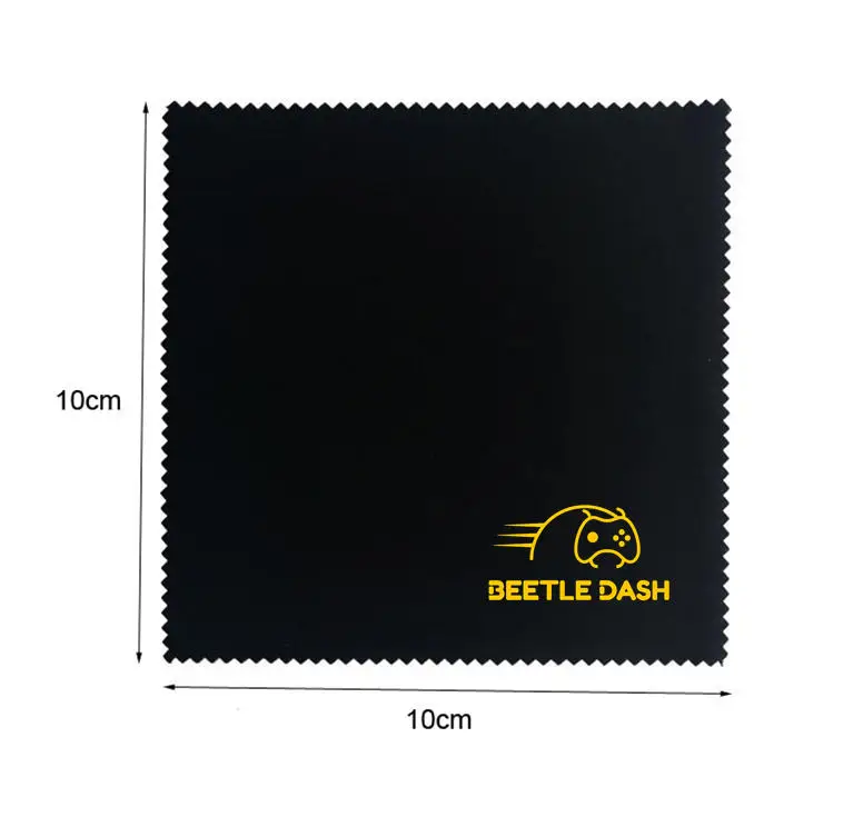 200 Pieces 10*10cm Black Cleaning Cloths Screen Printed With Gold Logo In Corner Customised Logo
200 Pieces 10*10cm Black Cleaning Cloths Screen Printed With Gold Logo In Corner Customised Logo