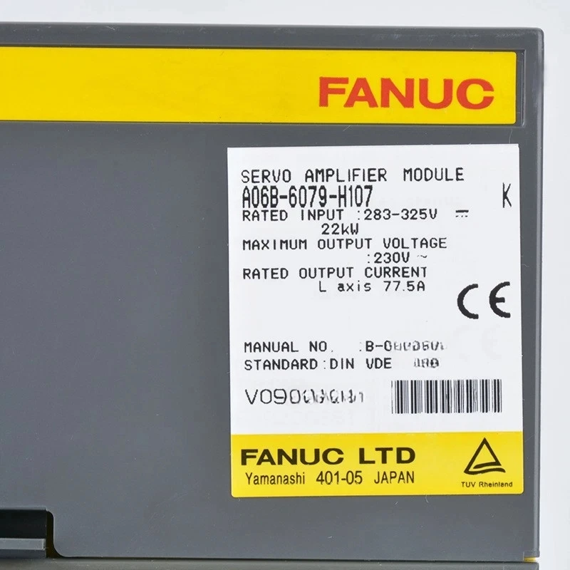 Сервопривод Fanuc A06B-6079-H107, протестирован, исправен, срочная доставка
Сервопривод Fanuc A06B-6079-H107, протестирован, исправен, срочная доставка
