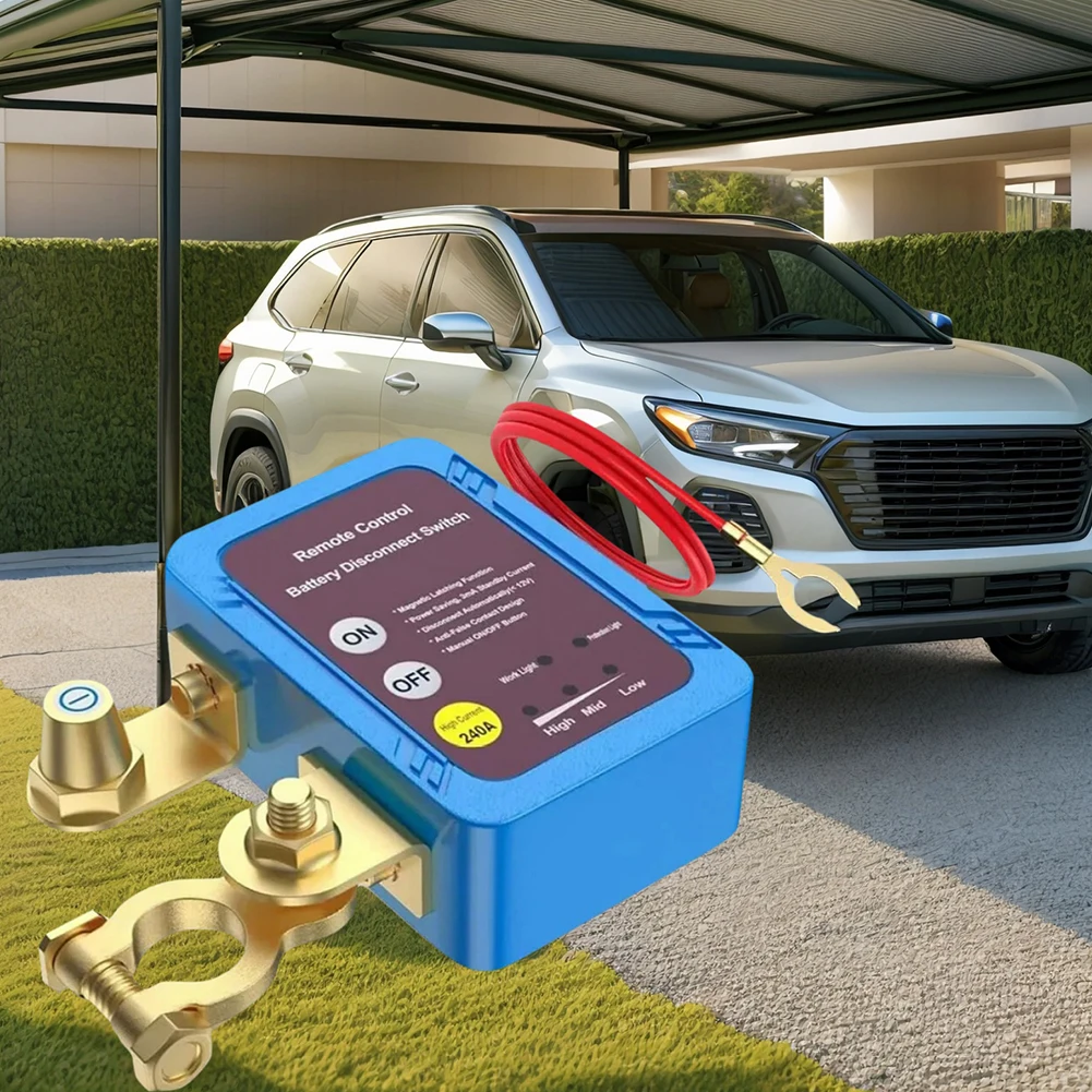 12V/240A Wireless Dual Remote Wear Resist Car Battery Breaker Automatic Power Shut Off Switch for Boats RVs Trailers Motorcycles
12V/240A Wireless Dual Remote Wear Resist Car Battery Breaker Automatic Power Shut Off Switch for Boats RVs Trailers Motorcycles