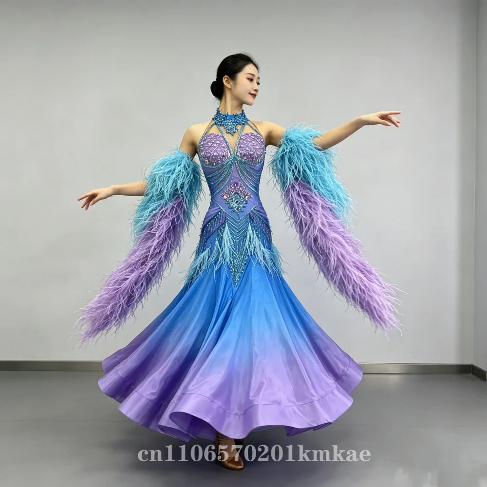 Gradient Color Ballroom Dance Competition Dress Competition Dress Ballroom Dance Competition Dress Standard
Gradient Color Ballroom Dance Competition Dress Competition Dress Ballroom Dance Competition Dress Standard