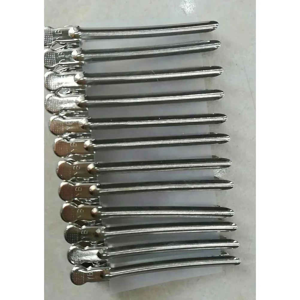 10Pcs Hair Salon Clips Duck Mouth Steel Hairpins Double Spring Hinge for Hairdressing Coloring Cutting Styling Home Garden Use
10Pcs Hair Salon Clips Duck Mouth Steel Hairpins Double Spring Hinge for Hairdressing Coloring Cutting Styling Home Garden Use