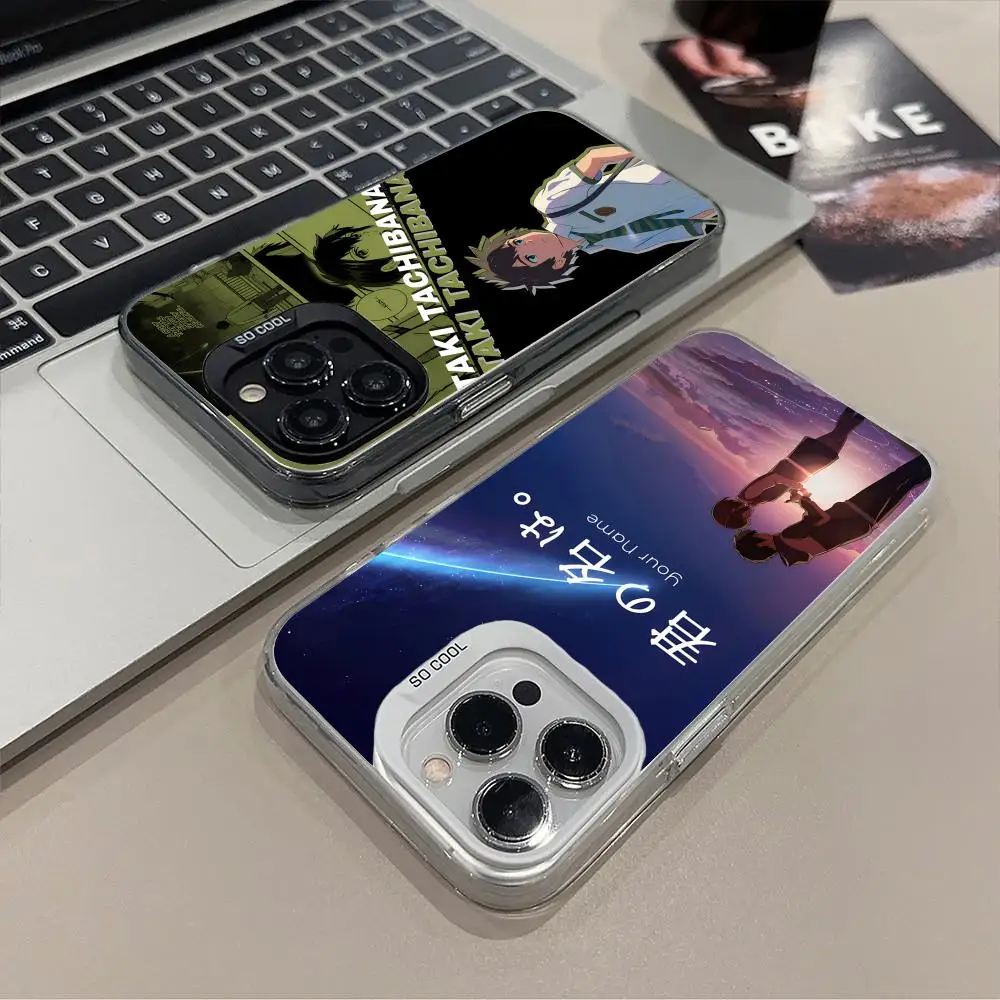 Чехол для мобильного телефона с изображением аниме Your Name для iPhone 17, 16, 15, 14, 13, 12, 11 X XR XS 8 7 Pro Max Plus, полупрозрачный цветной защитный красивый
Чехол для мобильного телефона с изображением аниме Your Name для iPhone 17, 16, 15, 14, 13, 12, 11 X XR XS 8 7 Pro Max Plus, полупрозрачный цветной защитный красивый