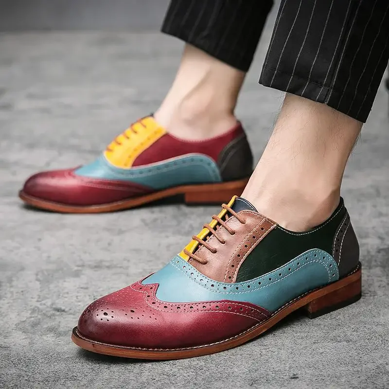 Genuine Leather Men's Business Formal Wear Shoes Elegant Derby Formal Handmade Daily Office Casual Shoes
Genuine Leather Men's Business Formal Wear Shoes Elegant Derby Formal Handmade Daily Office Casual Shoes
