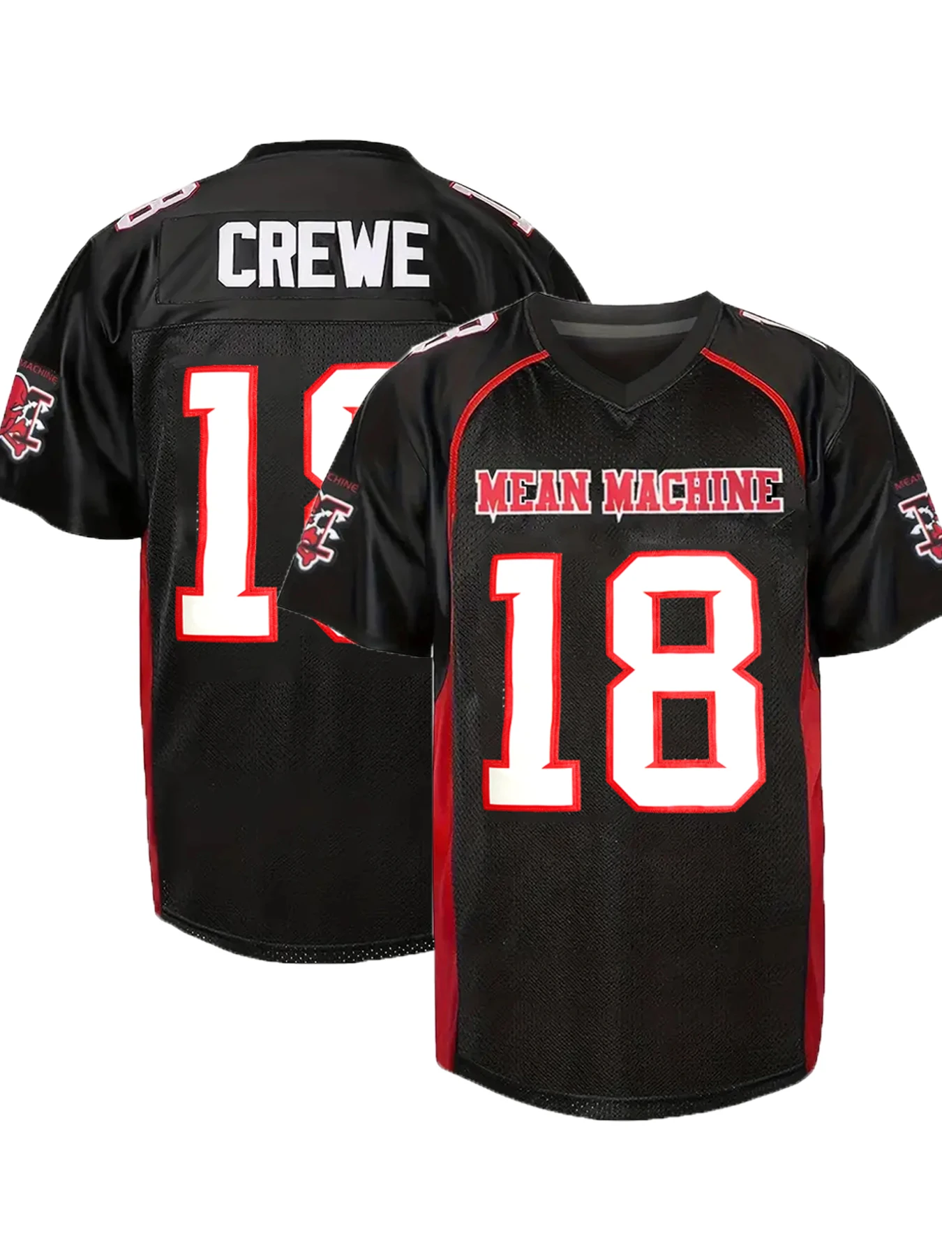 American Football Jersey MEAN MACHINE 18 CREWE Sports Jerseys Rugby Outdoor Sportswear Quarterback Catcher Jersey
American Football Jersey MEAN MACHINE 18 CREWE Sports Jerseys Rugby Outdoor Sportswear Quarterback Catcher Jersey