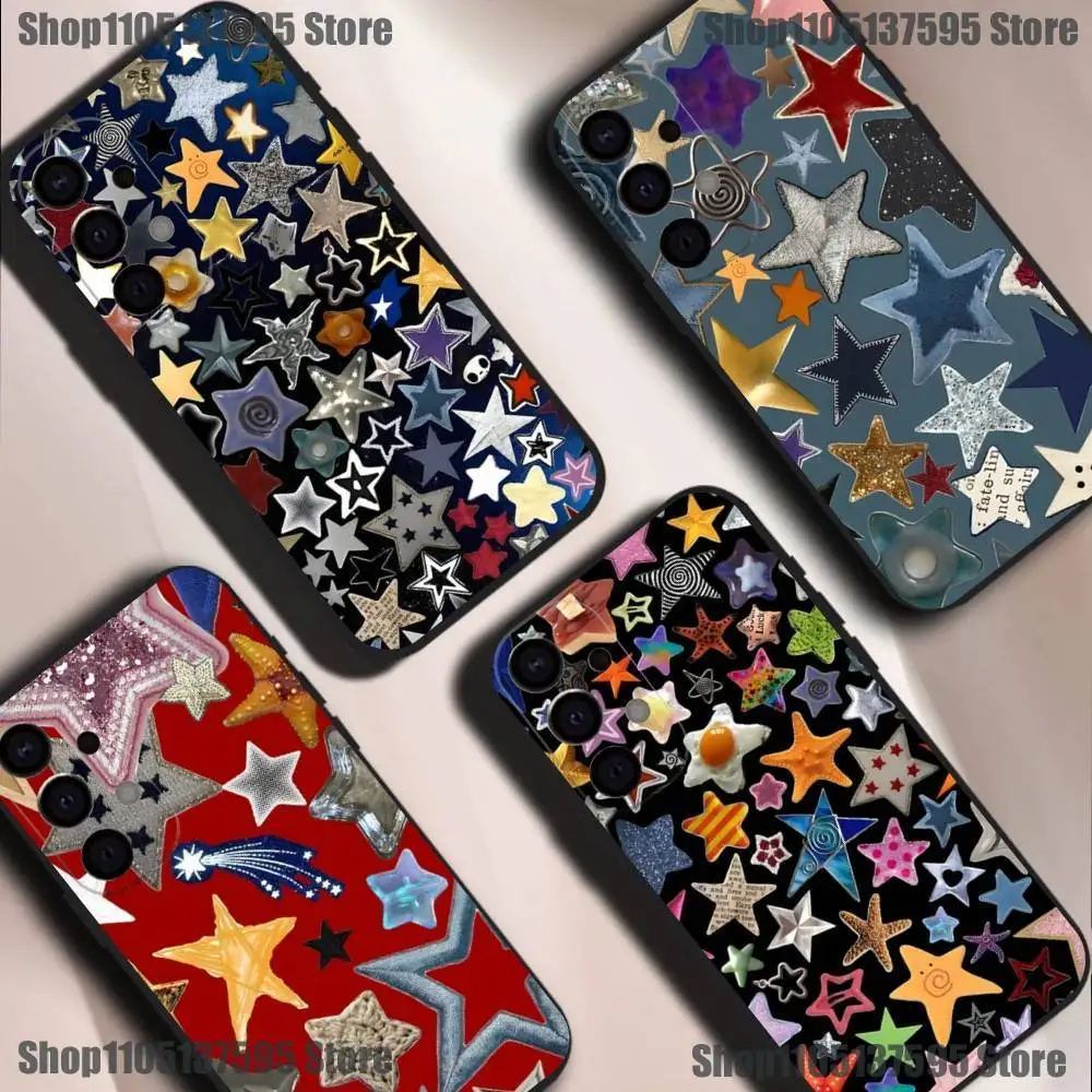 Colorful Star Phone Case For Samsung S25,S24,S21,S22,S23,S30,Ultra,S20,Plus,Fe,Lite,5G Black Cover
Colorful Star Phone Case For Samsung S25,S24,S21,S22,S23,S30,Ultra,S20,Plus,Fe,Lite,5G Black Cover