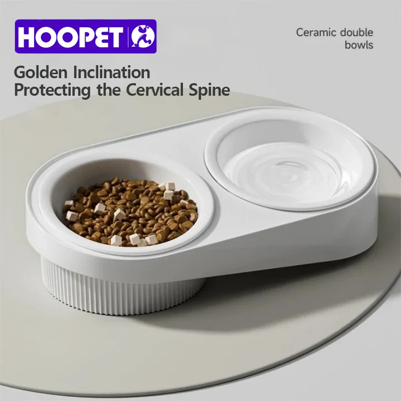 HOOPET Stainless Steel Cat Dog Bowls Twin Set - Elevated Neck Support, Slanted Design, Non-Slip Base, Food Grade & Rust-Proof, E
HOOPET Stainless Steel Cat Dog Bowls Twin Set - Elevated Neck Support, Slanted Design, Non-Slip Base, Food Grade & Rust-Proof, E