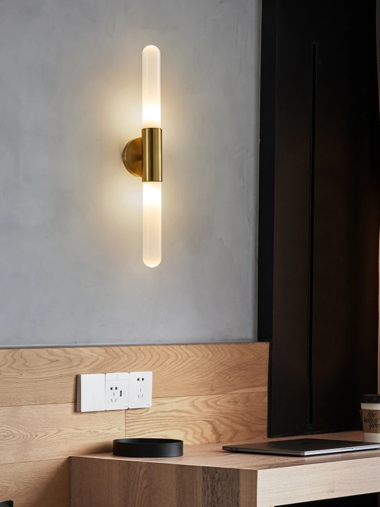 Modern Minimalist Long Striped Hotel Living Room Bedroom Hallway Decoration Bathroom Mirror Front Lamp Bedside Glass Wall Lamp
Modern Minimalist Long Striped Hotel Living Room Bedroom Hallway Decoration Bathroom Mirror Front Lamp Bedside Glass Wall Lamp