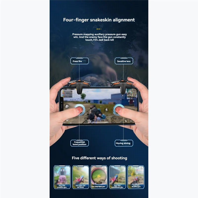 【Последние лекарства!】Игровой контроллер мобильного телефона, джойстик, кнопка пожарной съемки, триггер, плавное ощущение без задержки JS68 Burst (One P)
【Последние лекарства!】Игровой контроллер мобильного телефона, джойстик, кнопка пожарной съемки, триггер, плавное ощущение без задержки JS68 Burst (One P)