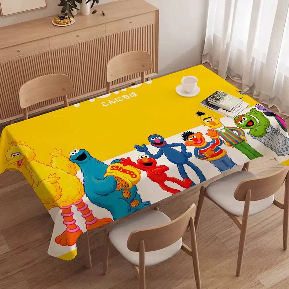 S-Sesame S-Street Theme Tablecloth Tea Table Cloth Waterproof Cloth Wall Stove Rack Rectangular Wedding Banquet Home Decor
S-Sesame S-Street Theme Tablecloth Tea Table Cloth Waterproof Cloth Wall Stove Rack Rectangular Wedding Banquet Home Decor