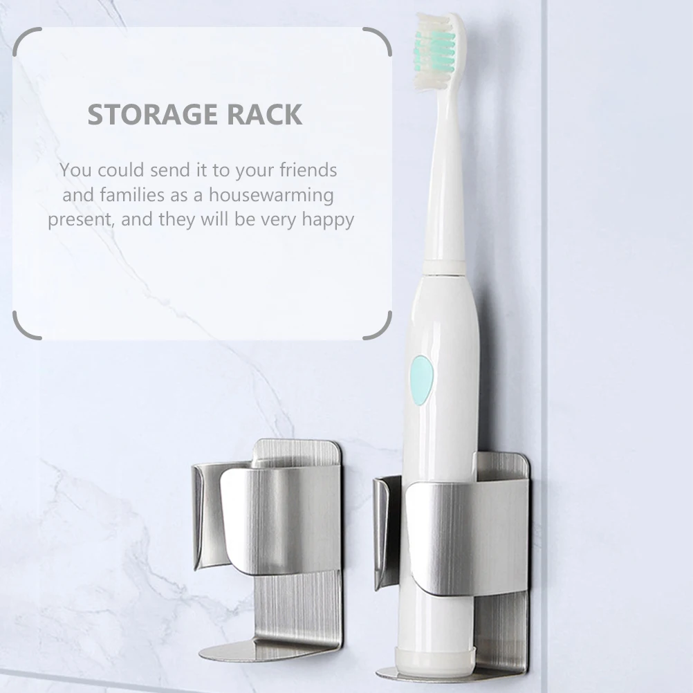 2 Pcs Electric Toothbrush Stand Stainless Steel Storage Mounted Punch Free Bathroom Accessory Toothpaste Shelf Silver
2 Pcs Electric Toothbrush Stand Stainless Steel Storage Mounted Punch Free Bathroom Accessory Toothpaste Shelf Silver