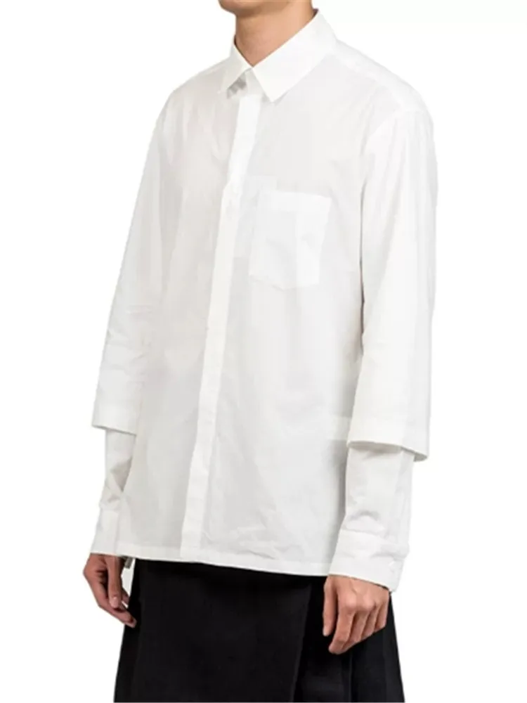 2026 European and American men's loose long-sleeved casual faux two-piece personalized youth versatile shirt
2026 European and American men's loose long-sleeved casual faux two-piece personalized youth versatile shirt