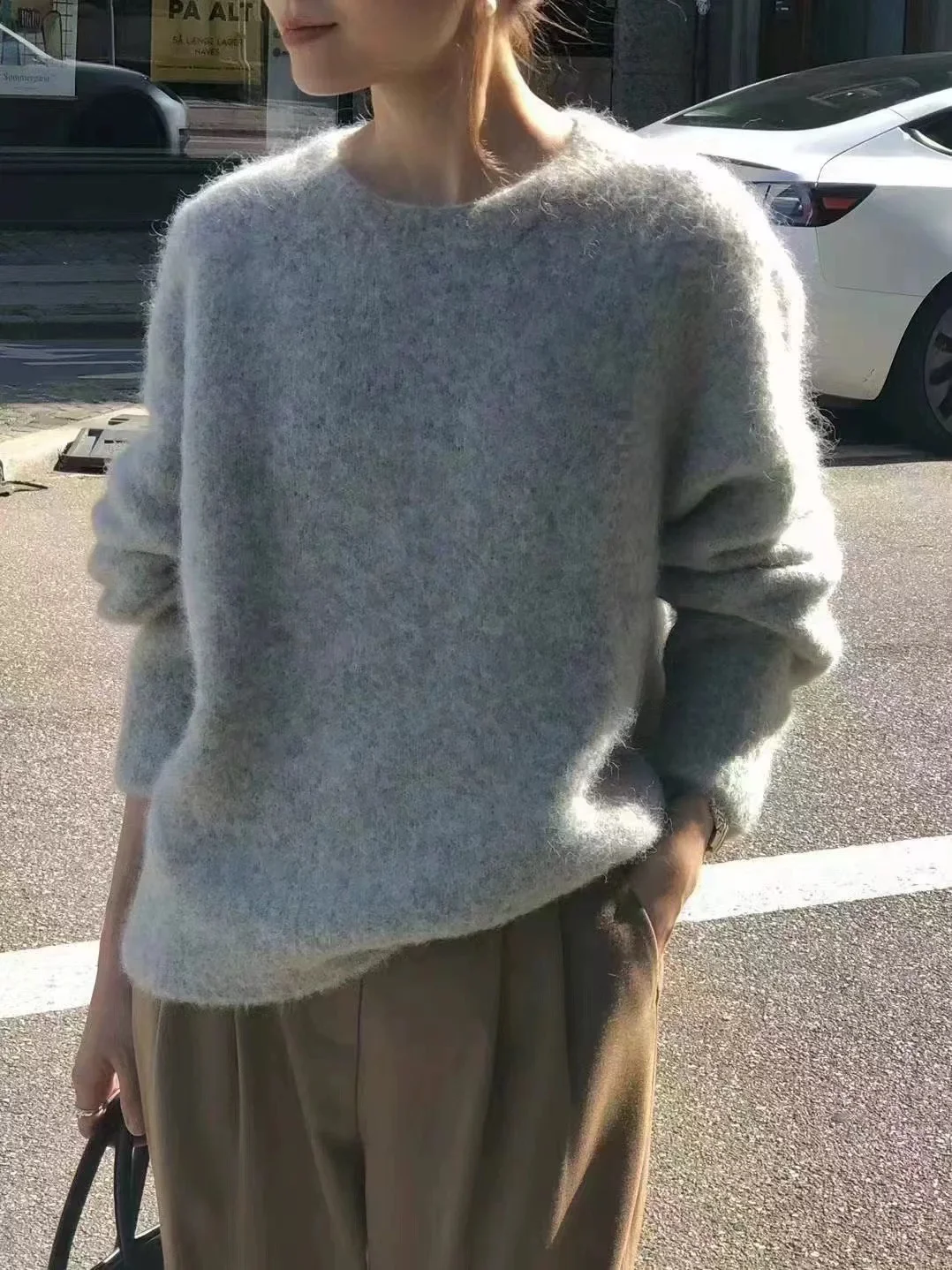 Ultra Soft Warm Basic Sle Knitted Sweater round Ne Loose Fit Lazy Versatile 3 Colors round Ne Knitwear for Women
Ultra Soft Warm Basic Sle Knitted Sweater round Ne Loose Fit Lazy Versatile 3 Colors round Ne Knitwear for Women