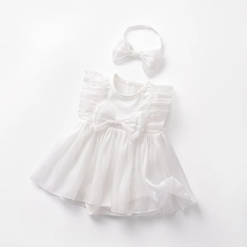 Two Piece Summer Newborn Baby Girl Mesh Dress with Headband, Cute Princess and Stylish Triangle Jumpsuit
Two Piece Summer Newborn Baby Girl Mesh Dress with Headband, Cute Princess and Stylish Triangle Jumpsuit